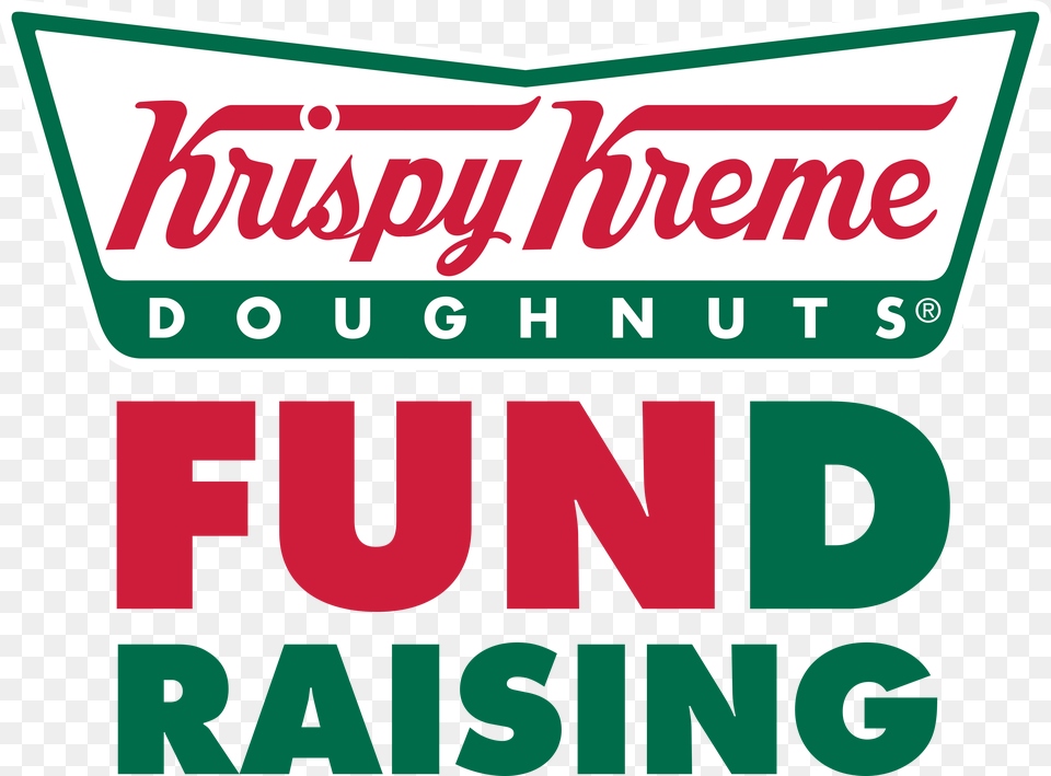 Krispy Kreme Fundraising Krispy Kreme Fundraiser Logo, Scoreboard, Advertisement, Poster Free Transparent Png