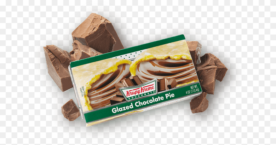 Krispy Kreme Glazed Chocolate Pies, Dessert, Food, Sweets, Fudge Png Image