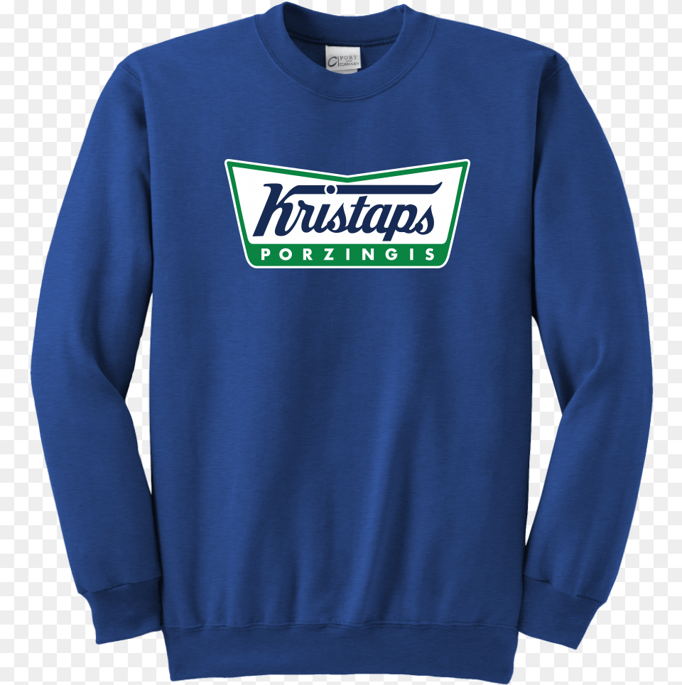 Kristaps Porzingis Donut Logo Youth Sweatshirt Krispy Kreme Doughnuts, Clothing, Knitwear, Sweater, Hoodie Png