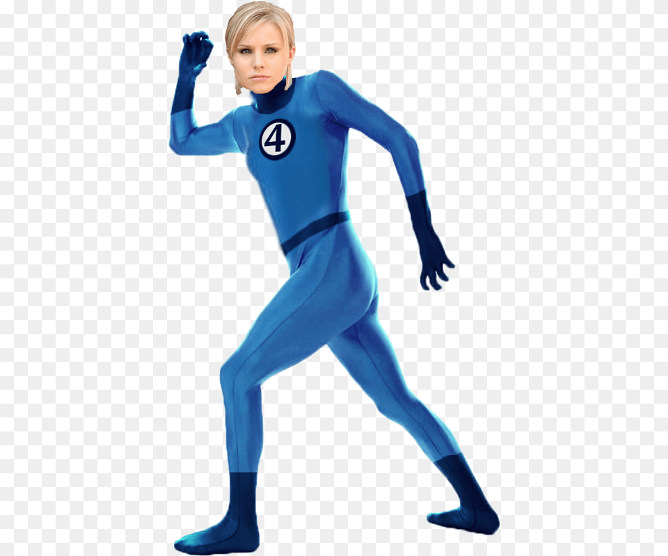 Kristen Bell Sue Storm, Clothing, Costume, Long Sleeve, Person Free Transparent Png