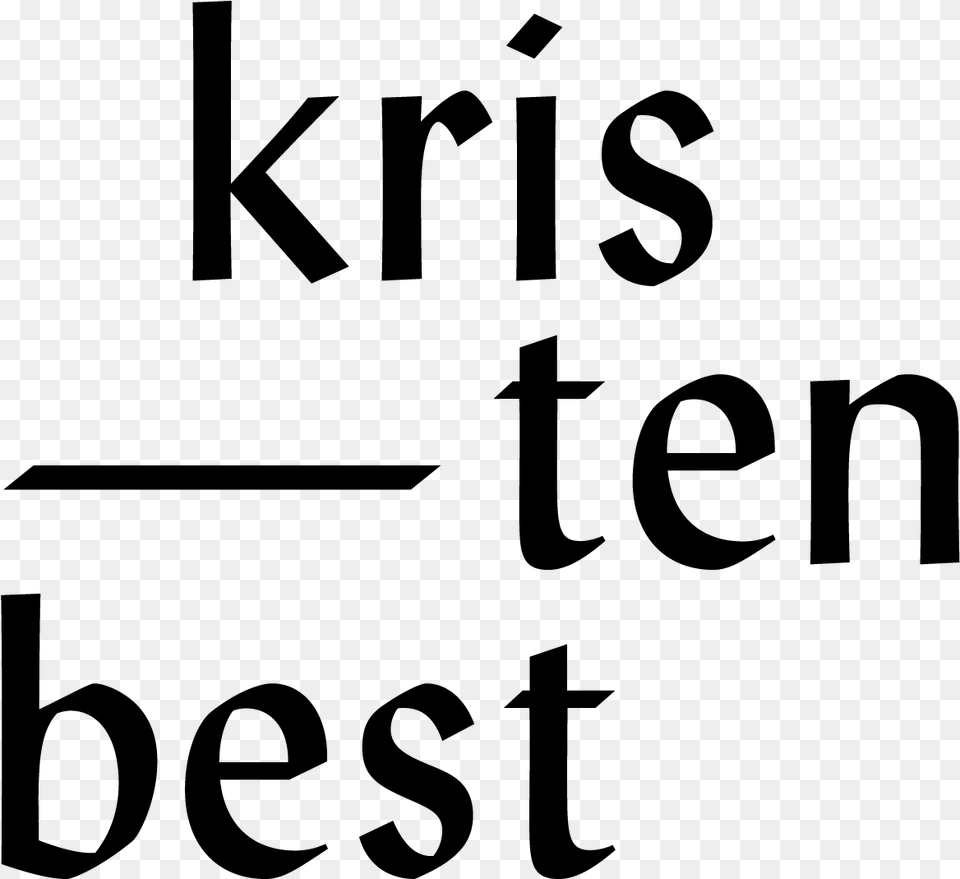 Kristen Best Calligraphy, Gray Free Transparent Png