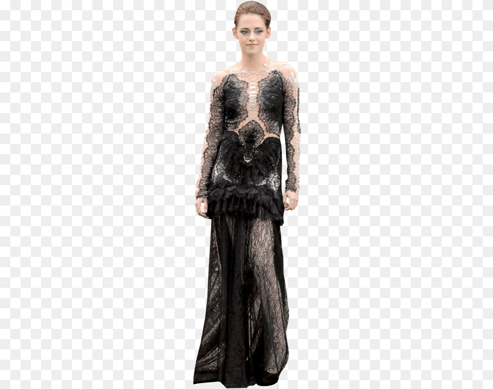 Kristen Stewart Cardboard Cutout Dress, Sleeve, Clothing, Evening Dress, Formal Wear Png Image