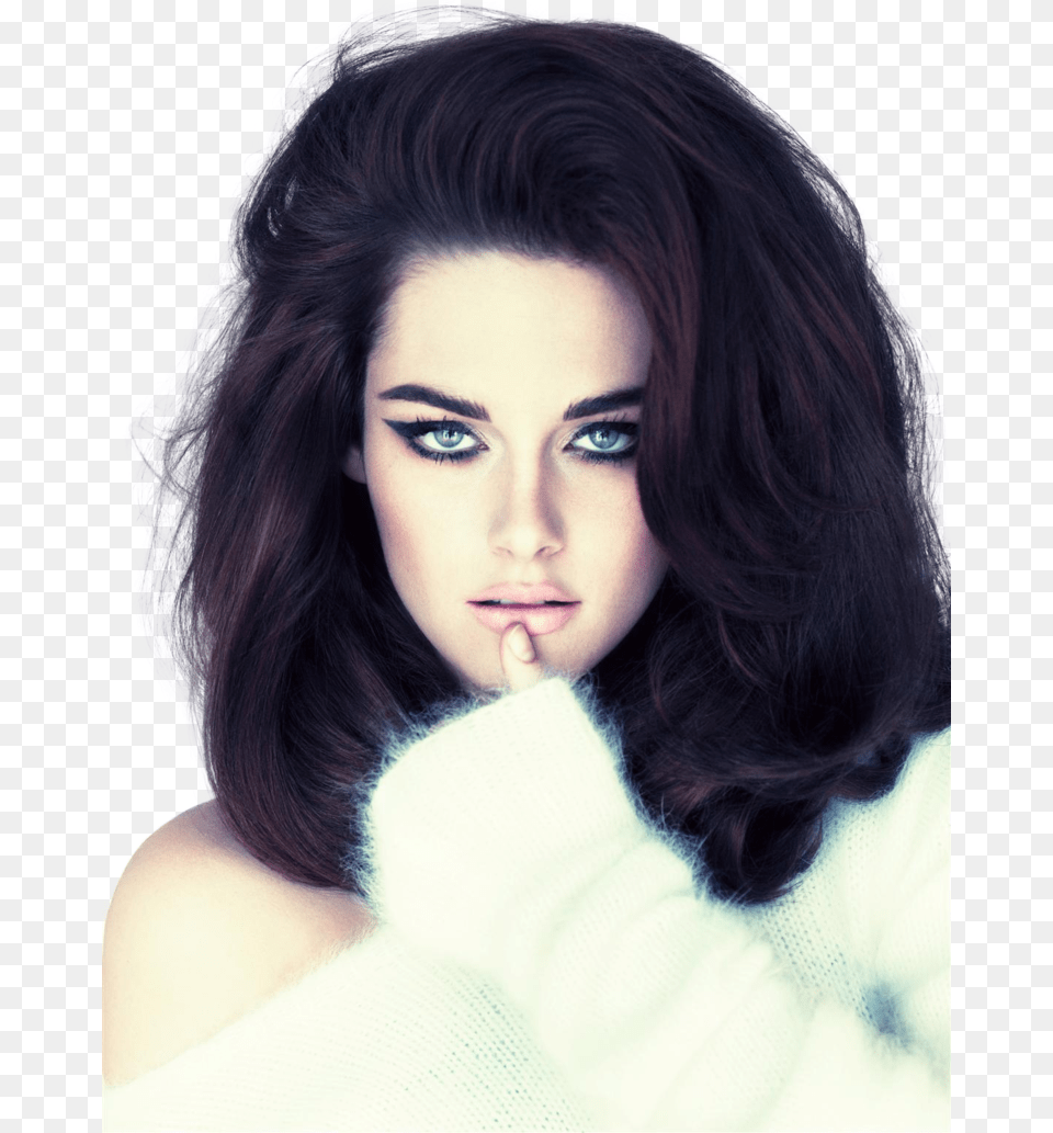 Kristen Stewart W Magazine, Adult, Face, Female, Head Png