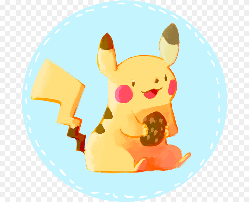 Krithidraws Doodled A Pikachu On My Demand And It Child, Food, Meal, Cream, Dessert Free Transparent Png