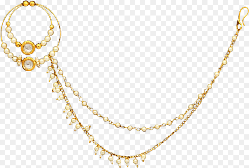 Kriti Nose Ring Bride Nose Ring, Accessories, Jewelry, Necklace, Gold Free Png Download