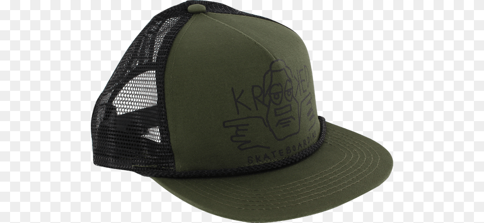 Krk Arketype Mesh Trucker Hat Adj Armylk Modern Skate Surf, Baseball Cap, Cap, Clothing Png
