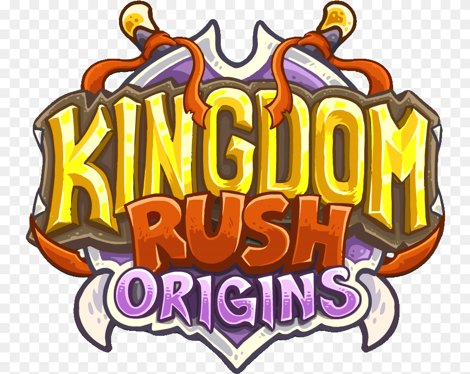Kro Logo Kingdom Rush Origins Logo Image With Kingdom Rush, Bulldozer, Machine, Crowd, Person Free Png