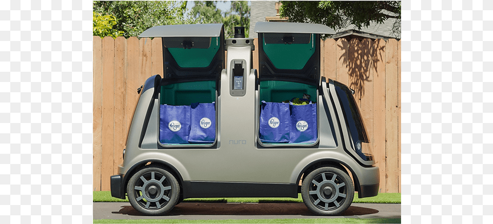 Kroger Launches Unmanned Delivery Future Delivery, Accessories, Bag, Handbag, Vehicle Png Image