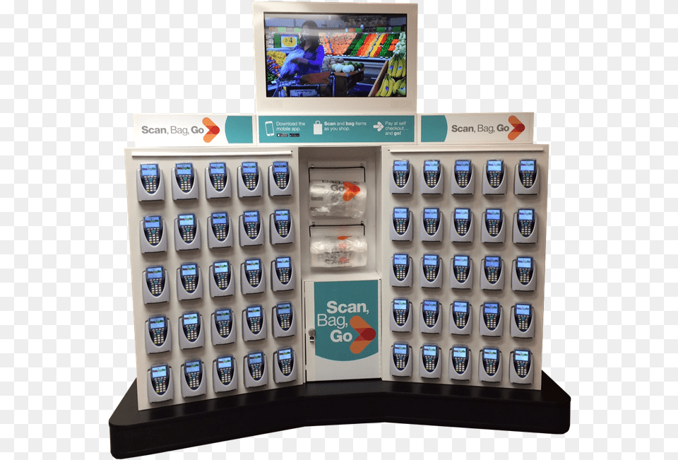 Kroger Scan Unit Low Boy Computer Monitor, Kiosk, Adult, Person, Woman Free Transparent Png