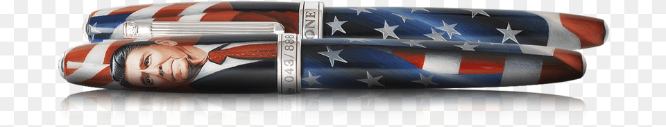 Krone Ronald Reagan Fountain Pen Limited Series Kr7300 Flag Of The United States, Aircraft, Airplane, Transportation, Vehicle Png