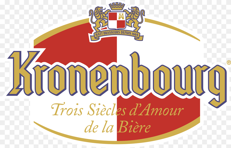 Kronenbourg Logo Transparent Kronenbourg Kro, Badge, Symbol, Alcohol, Beer Png