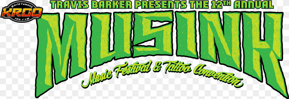 Kroq Presents Travis Barkers Musink Vertical, Green, Book, Publication, Advertisement Png Image