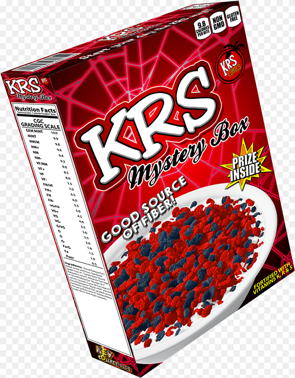 Krs Comics Cereal Mystery Box Graphic Design, Berry, Food, Fruit, Plant Free Png