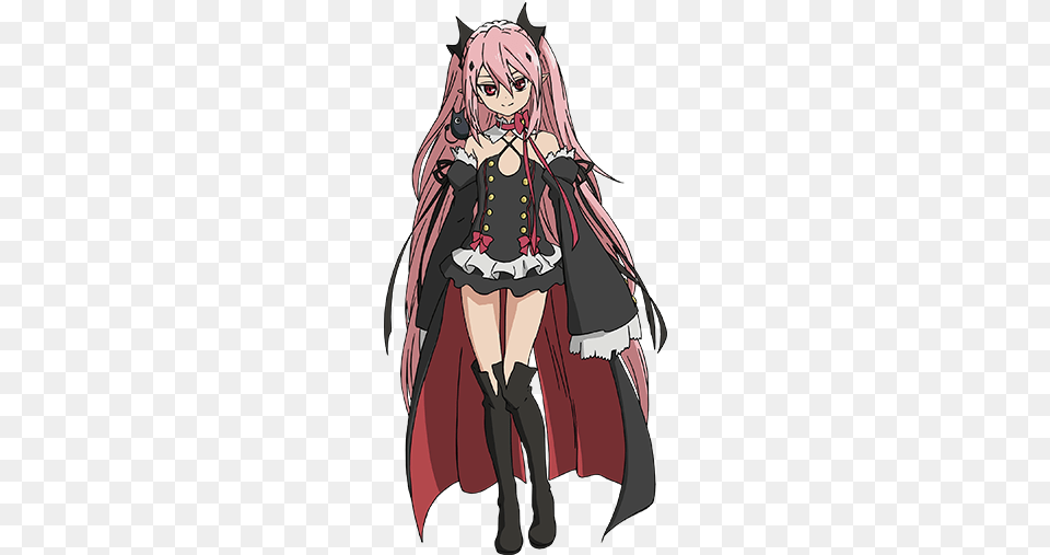 Krul Has The Appearance Of A Preteen Girl And Is Considered Owari No Seraph Krul Tepes, Book, Comics, Publication, Manga Free Png
