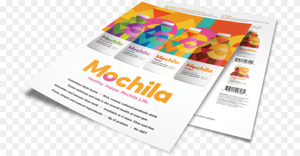 Krummcreative Mochila Sellsheet Flyer, Advertisement, Poster, Business Card, Paper Png Image
