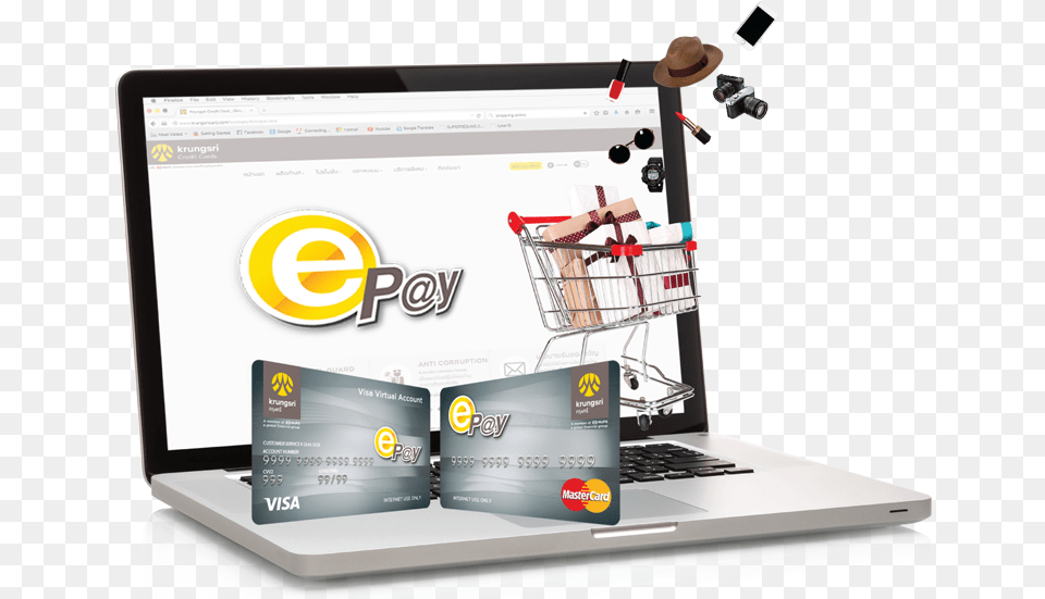 Krungsri Epay Card, Computer, Pc, Laptop, Electronics Free Transparent Png