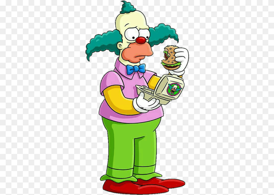 Krusty The Clown, Cartoon, Nature, Outdoors, Snow Free Png