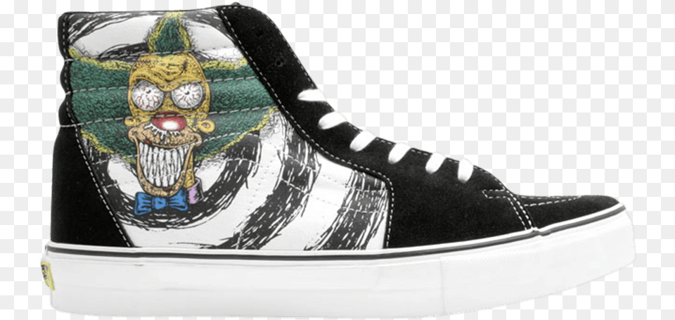 Krusty The Clown Vans, Clothing, Footwear, Shoe, Sneaker Png Image
