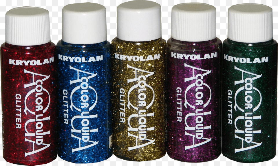 Kryolan Aquacolor Liquid Glitter Is Perfect For Adding Clown White 8 12 Oz Costume, Can, Tin, Alcohol, Beer Free Transparent Png