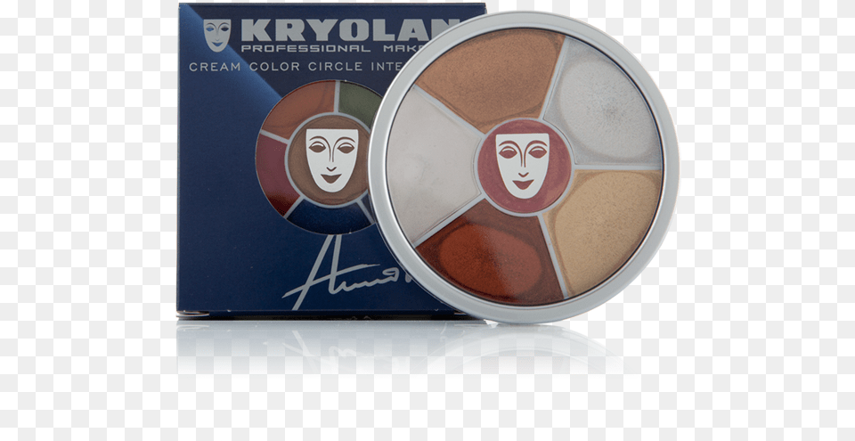 Kryolan Cream Color Circle Interferenz, Face, Head, Person, Cosmetics Png Image