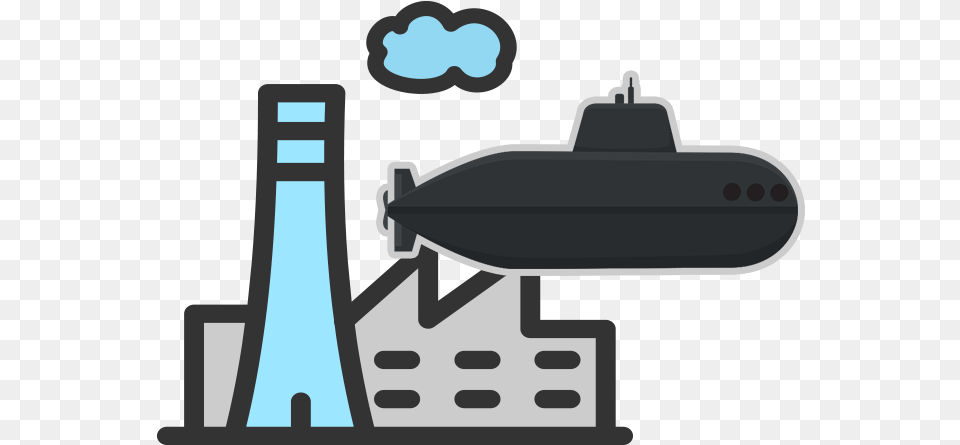 Kryptowar Factory Submarine, Transportation, Vehicle, Bulldozer, Machine Png Image