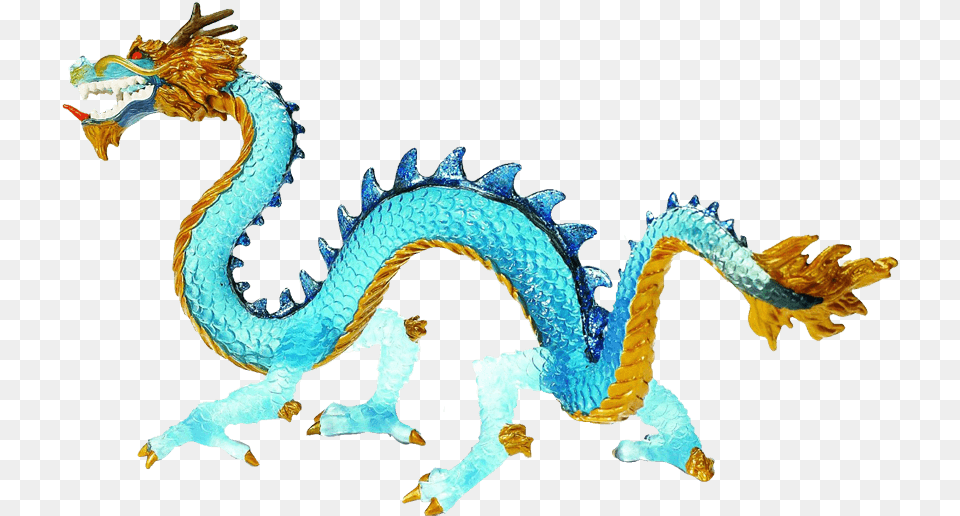 Krystal Blue Dragon Figure Safari Ltd Com Dragons, Animal, Dinosaur, Reptile Free Png Download