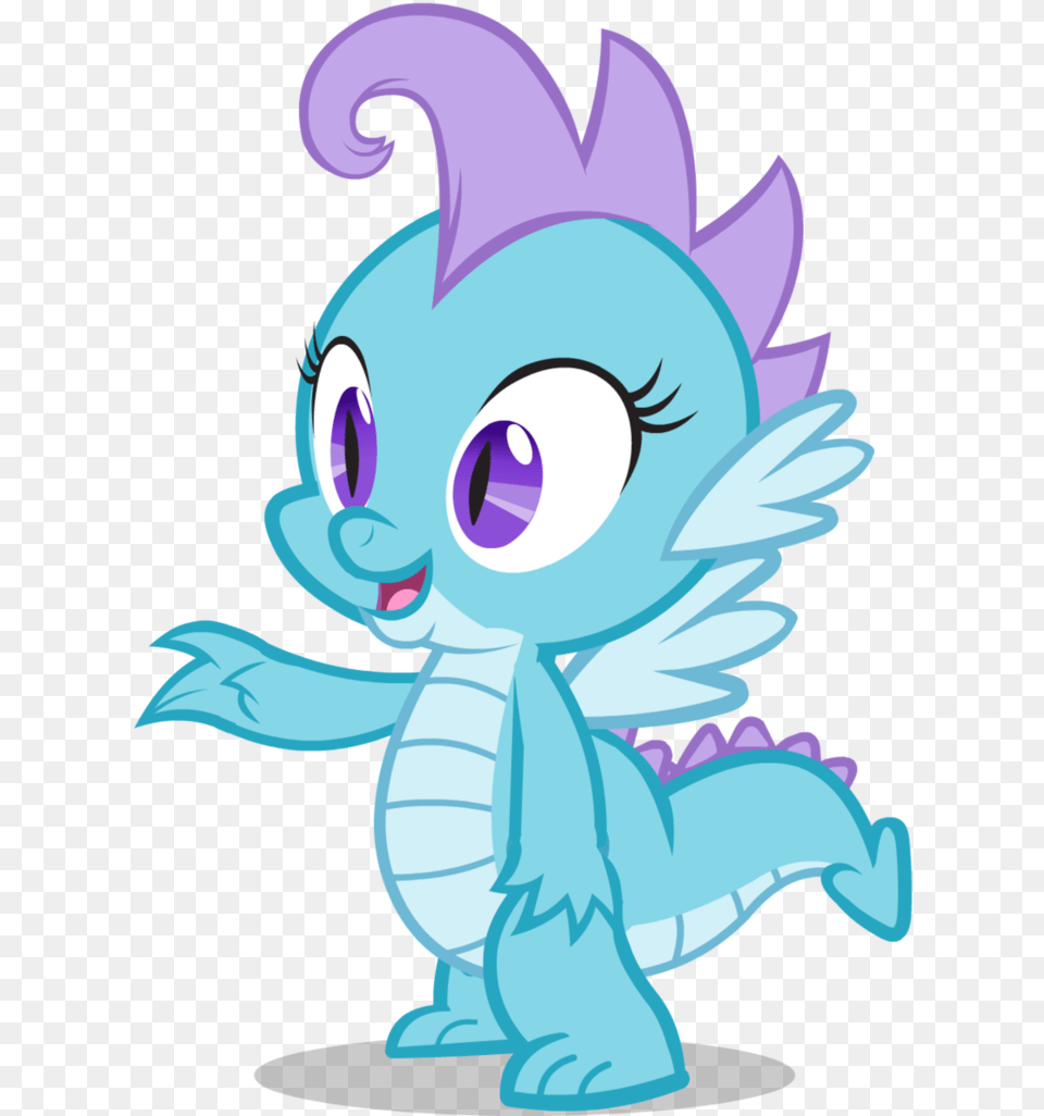 Krystal The Dragon My Little Pony Dragones, Purple, Baby, Person, Cartoon Free Png