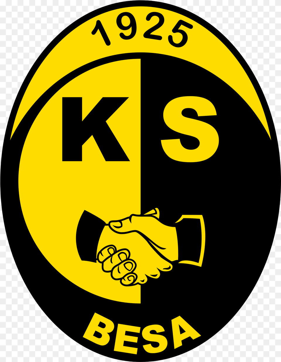Ks Besa Kavaj Albania Football Team Logos Logo Besa Kavaje Logo, Body Part, Hand, Person, Symbol Free Transparent Png