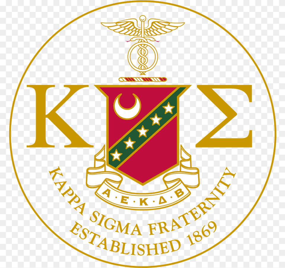 Ks Crest Circle Logo Kappa Sigma, Emblem, Symbol, Badge Png Image