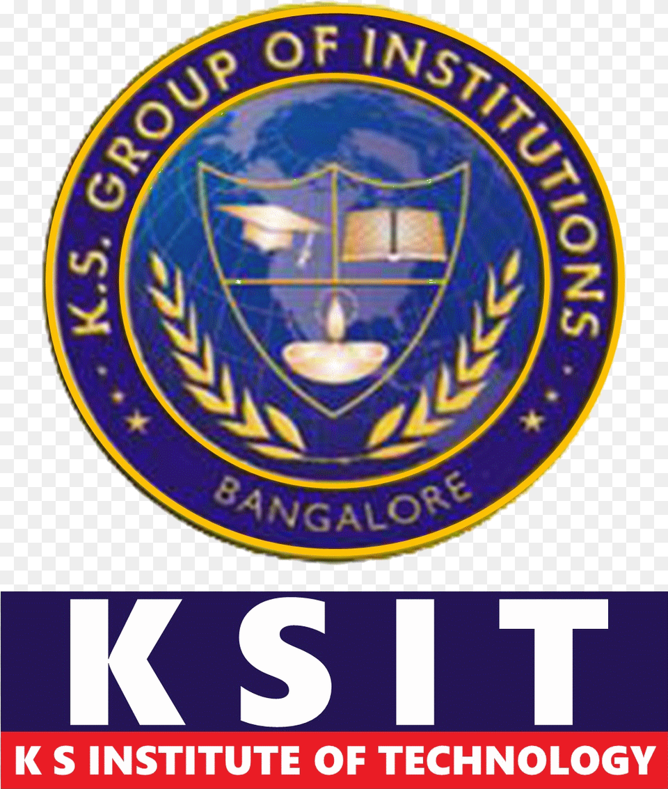 Ks Institute Of Technology Logo, Badge, Symbol, Emblem, Disk Free Png Download