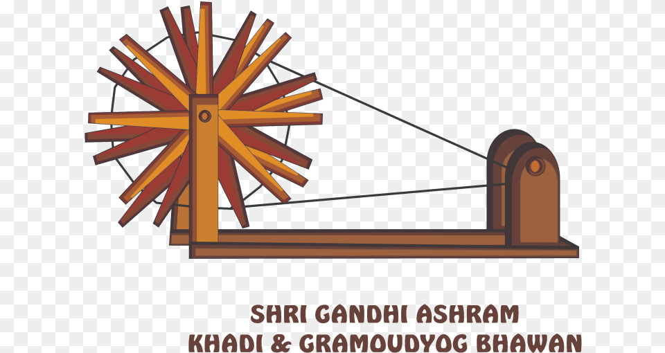 Kshetriya Shri Gandhi Ashram Hazratganj Lucknow Gandhi Spinning Wheel, Arch, Architecture, Dynamite, Weapon Free Png Download