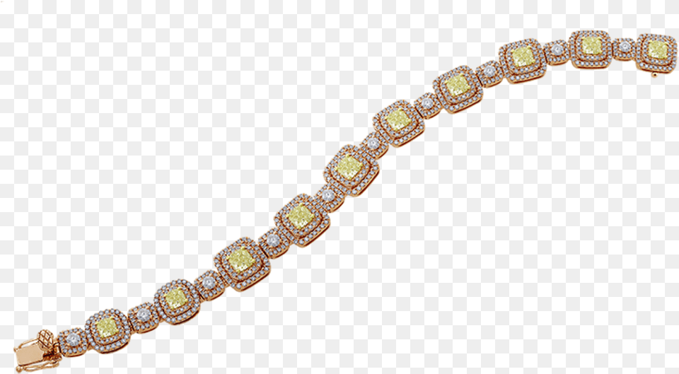 Kt Rose Gold Fancy Yellow Diamond Bracelet Bead, Accessories, Gemstone, Jewelry, Necklace Free Transparent Png