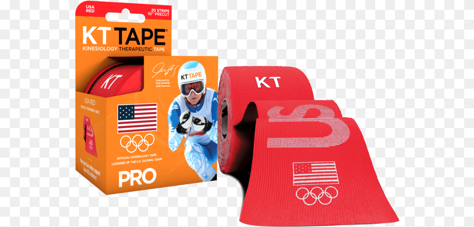 Kt Tape Pro Usa Red Kt Tape Pro, Clothing, Hat, Adult, Person Free Png