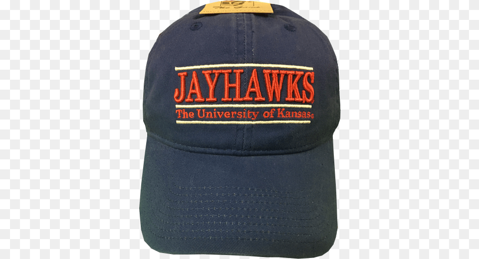 Ku Bar With Jayhawk Adjustable Royal Cap Baseball Cap, Baseball Cap, Clothing, Hat Free Transparent Png