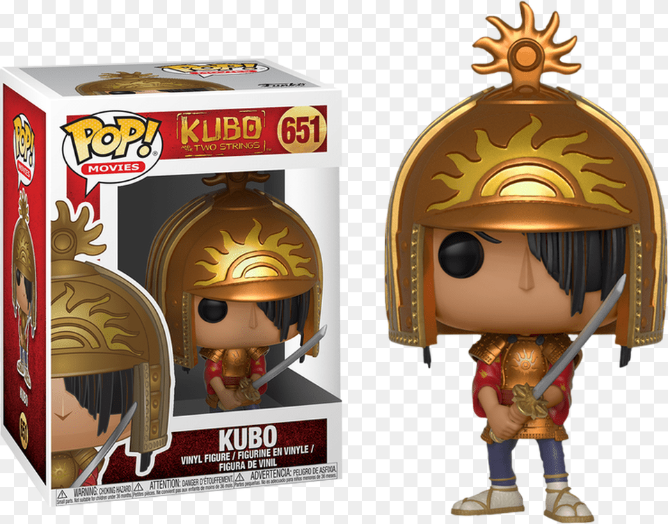 Kubo And The Two Strings Funko Pop Kubo, Helmet, Toy, Baby, Person Png Image