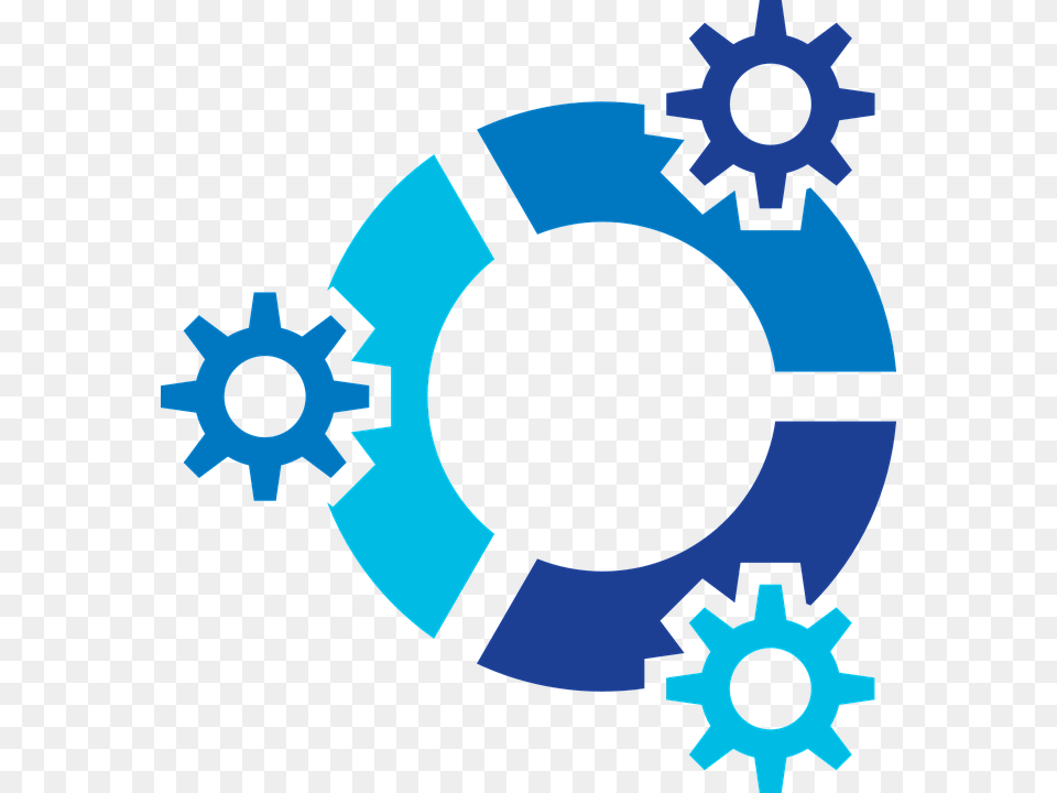 Kubuntu Linux Logo, Water, Machine, Gear Png Image