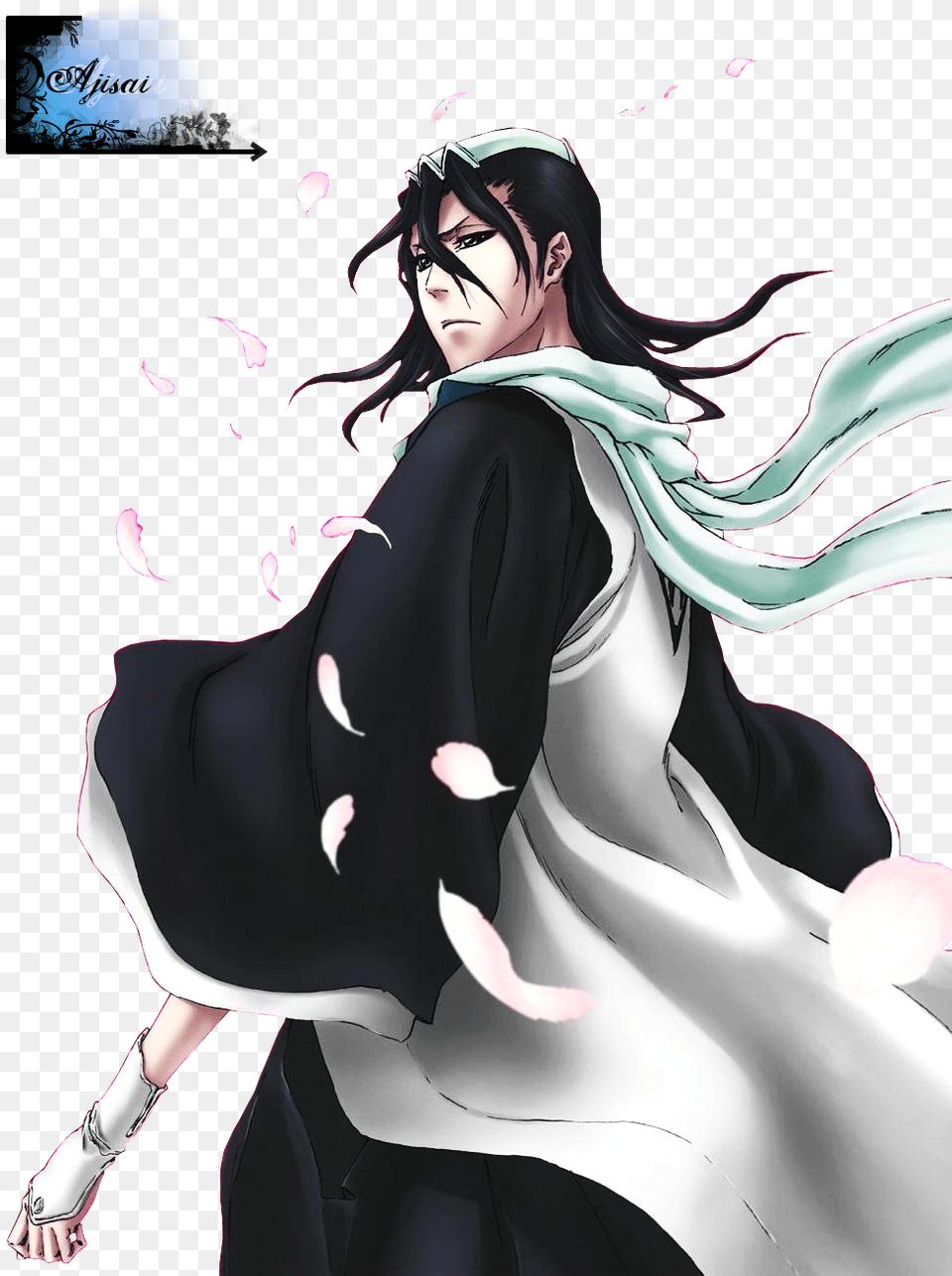 Kuchiki Byakuya Images Byakuya Hd Wallpaper And Background Bleach Byakuya Kuchiki, Adult, Publication, Person, Female Free Transparent Png