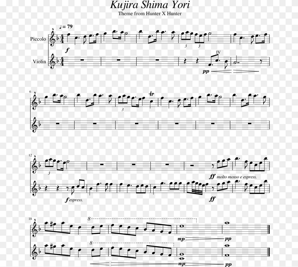 Kujira Shima Yori Sheet Music 1 Of 1 Pages Arrow Cw Music Theme Sheet, Gray Free Png Download