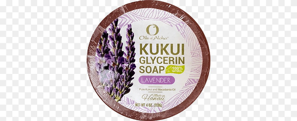 Kukui Lavender Soap 4oz Glycerin Soap, Flower, Herbal, Herbs, Plant Free Png Download