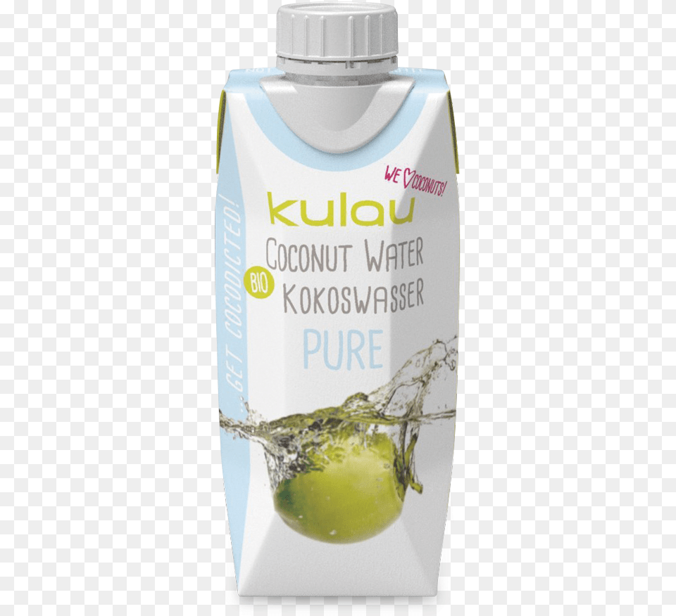 Kulau Pure Water Coco Brick 330 Ml, Bottle, Beverage, Food, Fruit Png Image