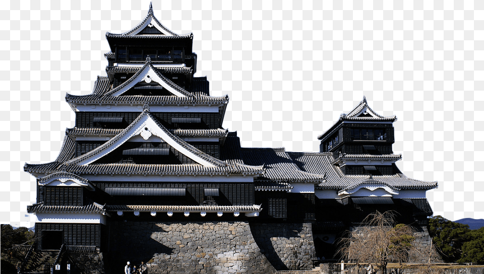 Kumamoto Castle, Architecture, Building, Pagoda, Prayer Free Png Download