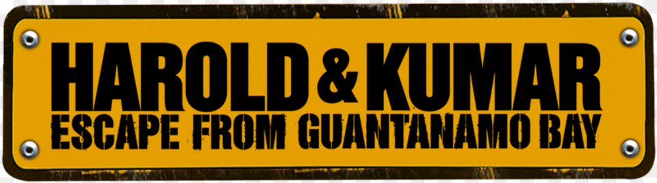 Kumar Escape From Guantanamo Bay, License Plate, Transportation, Vehicle, Sign Free Transparent Png