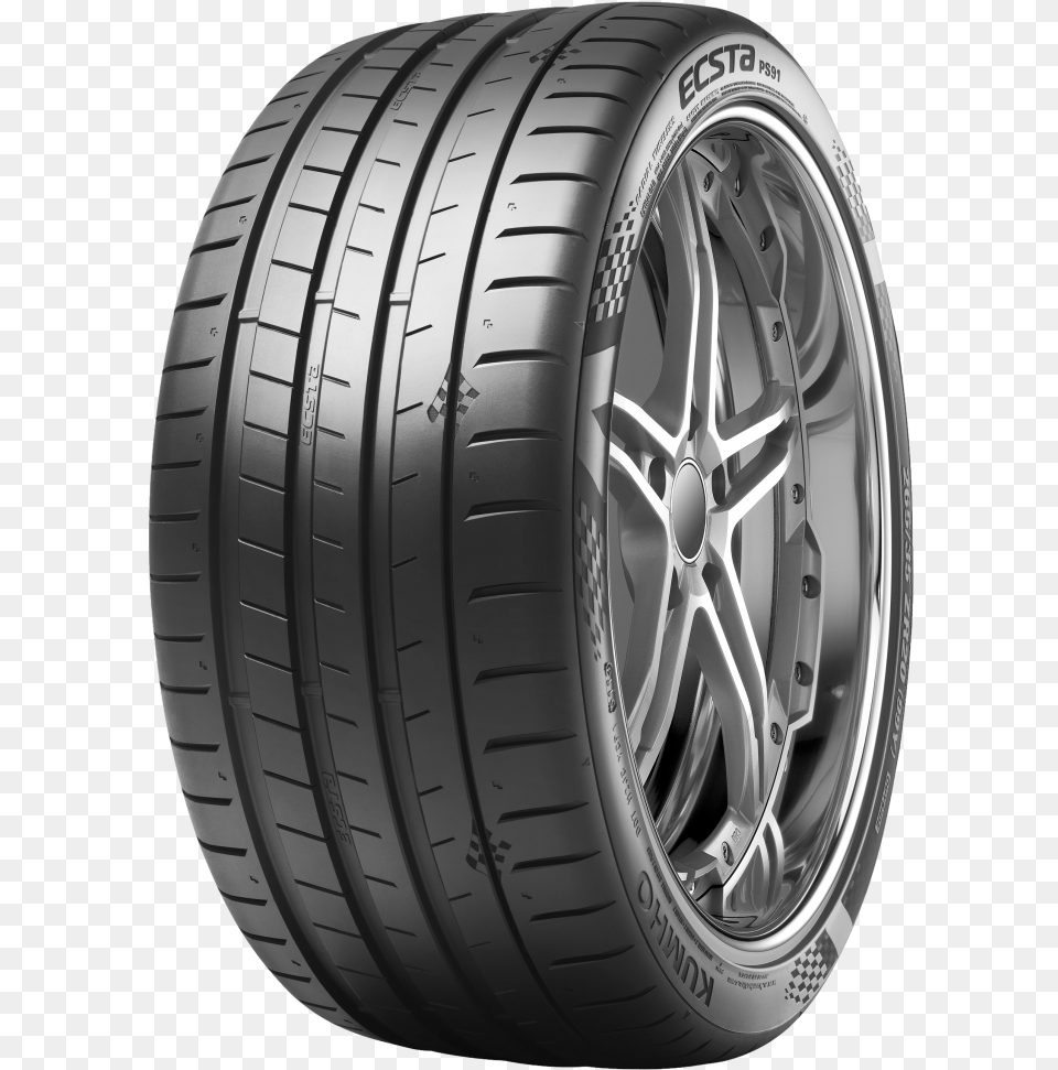 Kumho Ps91 Tyre, Alloy Wheel, Car, Car Wheel, Machine Free Png