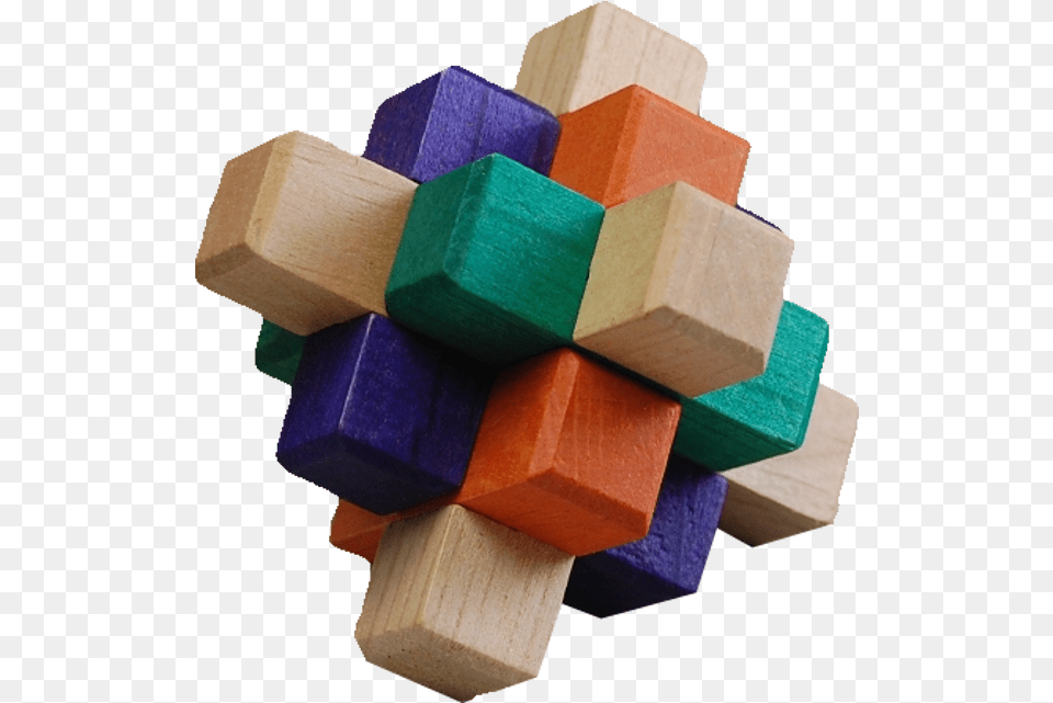 Kumiki Puzzle 9 Piece Kumiki Puzzle, Wood, Box Free Png Download