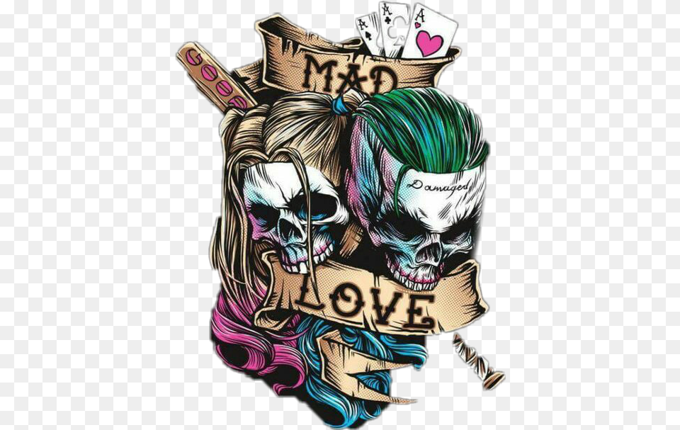 Kumpulan Materi Pelajaran Dan Contoh Joker And Harley Quinn Quotes, Book, Comics, Publication, Manga Free Png Download