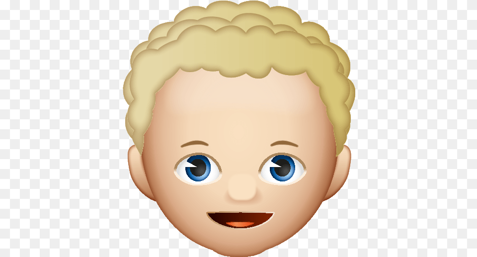 Kumpulan Soal Curly Hair Emojis Cartoon Boy Curly Hair, Doll, Toy, Baby, Person Free Png Download