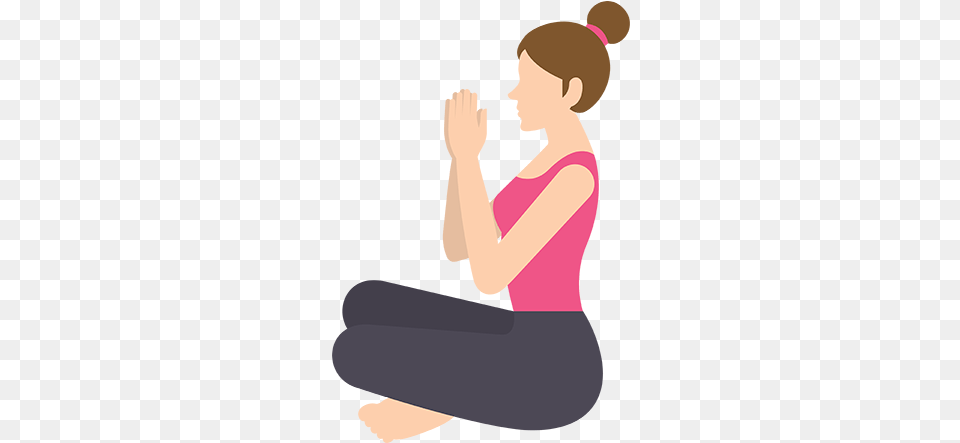 Kundalini Yoga Vector Graphics, Kneeling, Person, Adult, Female Free Png Download