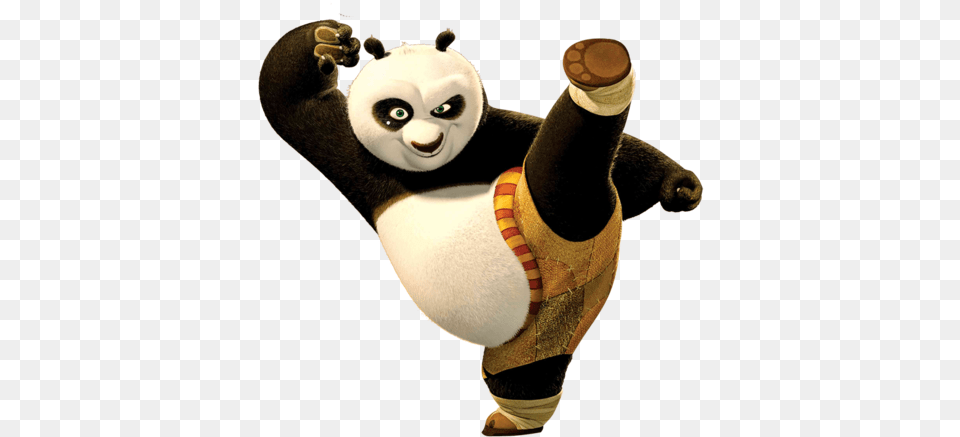 Kung Fu Panda 1 Po, Animal, Bear, Giant Panda, Mammal Free Png