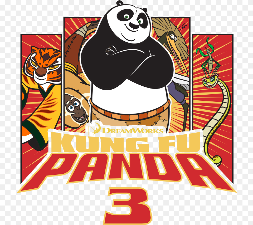 Kung Fu Panda, Advertisement, Book, Comics, Poster Free Transparent Png