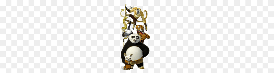 Kung Fu Panda Team Icon Download Kung Fu Panda Icons Iconspedia, Figurine, Animal, Bear, Giant Panda Png Image